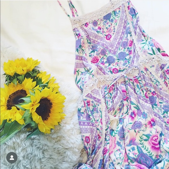 Spell & The Gypsy High Low Floral Dress - Picture 3 of 6